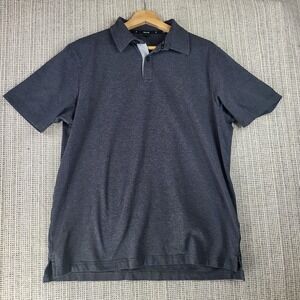 Public Rec Polo Shirt Mens Large Gray Performance Golf Casual Athleisure Stretch